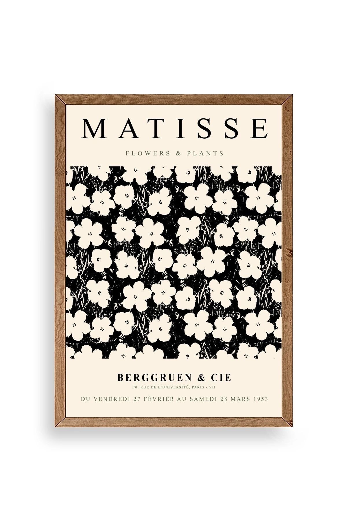 Matisse Ahşap Çerçeveli Tablo 23 x 30