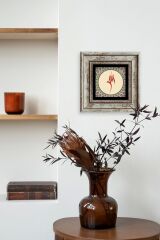 Allah Yazısı Çerçeveli Taş Tablo 20 cm