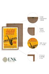 Jazz Ahşap Çerçeveli Tablo 30 x 42