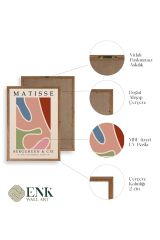 Modern Ahşap Çerçeveli Tablo 23 x 30