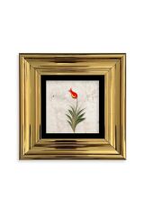 Ebru Lale Çerçeveli Taş Tablo 20 cm