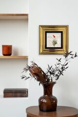 Ebru Lale Çerçeveli Taş Tablo 20 cm