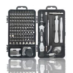 BUFFER® Hassas Tornavida Seti Bilgisayar Pc Telefon Onarım Aracı Seti Manyetik 115 in 1 Tornavida Seti