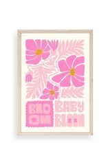 Çiçek Ahşap Çerçeveli Tablo 23 x 30