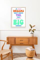 Motto Ahşap Çerçeveli Tablo 50 x 70