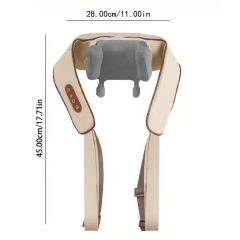 BUFFER® Elektrikli Boyun ve Sırt Masaj Aleti Kablosuz Boyun ve Omuz Yoğurma Masaj Yastığı