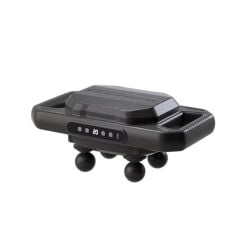 BUFFER®4 Başlıklı Masaj Tabancası – 12W Derin Doku & Kas Ağrısı Giderici, 20 Seviye & 6 Mod - Siyah