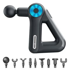 BUFFER® 12 Farklı Başlıklı Profesyonel Masaj Tabancası - Kas Gevşetici ve Yorgunluk Giderici Masaj Aleti