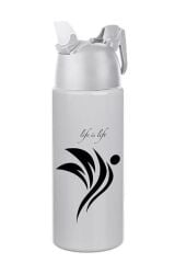 BUFFER® Kilitlenebilen Matara Güvenlikli Suluk Sporcu Matarası Spor Su Şişesi İçecek Şişesi 700ml