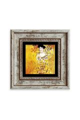 Gustav Klimpt Çerçeveli Taş Tablo 20 cm