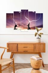 Kalpler 5 Parçalı Mdf Tablo 60 x 100