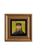 Van Gogh Çerçeveli Taş Tablo 20 cm