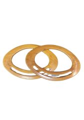 Çanta Sapı Oval Açık Kahverengi 18 cm