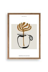 Kahve Ahşap Çerçeveli Tablo 50 x 70
