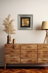 Mozaik Çerçeveli Taş Tablo 20 cm