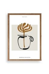 Kahve Ahşap Çerçeveli Tablo 30 x 42