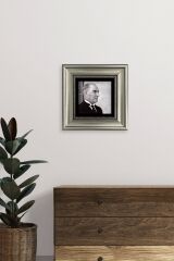 Atatürk Çerçeveli Taş Tablo 20 cm