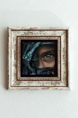 Çerçeveli Taş Tablo , Çerçeveli Taş Duvar Dekoru-enkcrcvtbl-00185 20 cm