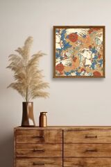 Güller Ahşap Çerçeveli Tablo 50 x 50