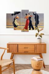 Dans 5 Parçalı Mdf Tablo 60 x 100