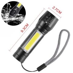 BUFFER® Kutulu Mini El Feneri – Taşınabilir LED Kamp ve Acil Durum El Lambası Plastik Gövde