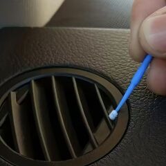 BUFFER® 100’lü Mini Tek Kullanımlık Araba Rötüş Fırçası –İnce Uçlu Yumuşak Kıllı Boya Uygulayıcı, Otomotiv Detaylandırma