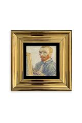 Van Gogh Çerçeveli Taş Tablo 20 cm