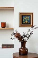 Van Gogh Çerçeveli Taş Tablo 20 cm