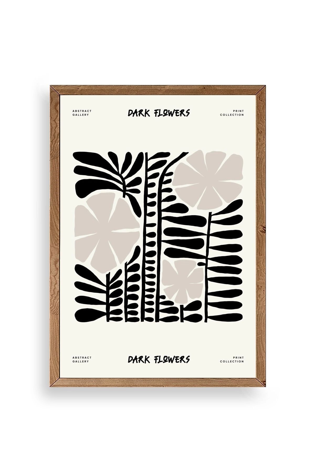 Çiçek Ahşap Çerçeveli Tablo 30 x 42