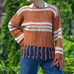 La Mia XL Mercerized Turuncu El Örgü İpi - 194 - 33772