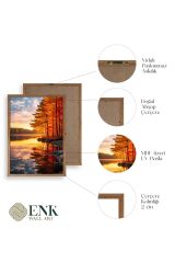 Manzara Ahşap Çerçeveli Tablo 50 x 70