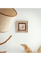 Hat Yazılı Çerçeveli Taş Tablo , Çerçeveli Taş Duvar Dekoru 20 cm