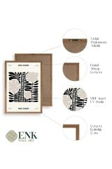 Çiçek Ahşap Çerçeveli Tablo 50 x 70