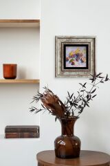 Van Gogh Çerçeveli Taş Tablo 20 cm