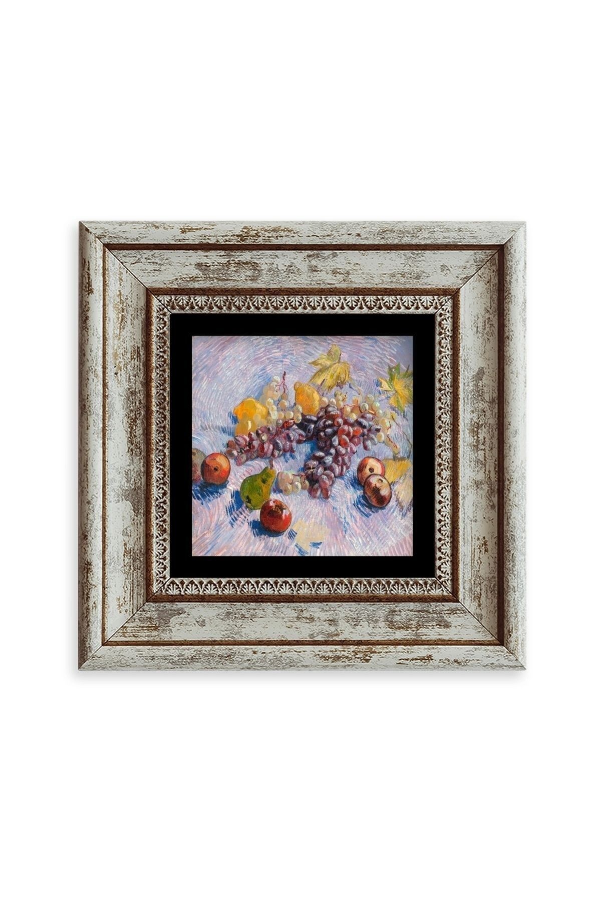 Van Gogh Çerçeveli Taş Tablo 20 cm