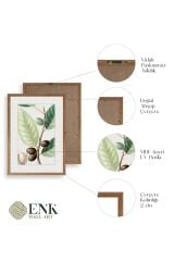 Zeytin Dalı Ahşap Çerçeveli Tablo 30 x 42