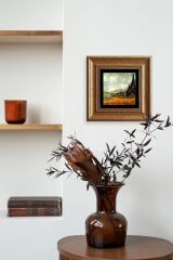 Gustav Klimpt Çerçeveli Taş Tablo 20 cm