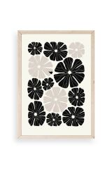 Çiçek Ahşap Çerçeveli Tablo 50 x 70