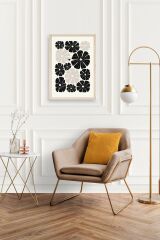 Çiçek Ahşap Çerçeveli Tablo 23 x 30