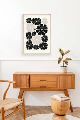 Çiçek Ahşap Çerçeveli Tablo 17 x 23