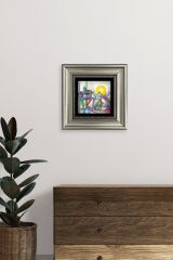 Mevlana Mevlevi Çerçeveli Taş Tablo 20 cm