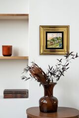 Van Gogh Çerçeveli Taş Tablo 20 cm