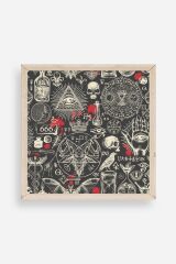 666 Ahşap Çerçeveli Tablo 42 x 42