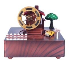 BUFFER® Şehir Etrafında Dönen Uçak Müzik Kutusu