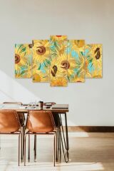 Manzara 5 Parçalı Mdf Tablo 60 x 100