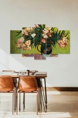 Çiçekler 5 Parçalı Mdf Tablo 60 x 100