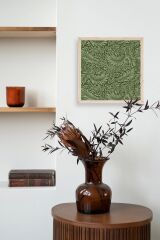 Yaprak Ahşap Çerçeveli Tablo 42 x 42