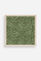 Yaprak Ahşap Çerçeveli Tablo 42 x 42