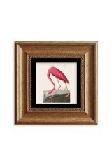 Flamingo Çerçeveli Taş Tablo 20 cm