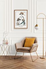 Paris Şapkaları Ahşap Çerçeveli Tablo 23 x 30